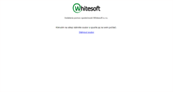 Desktop Screenshot of pomoc.whitesoft.cz