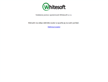 Tablet Screenshot of pomoc.whitesoft.cz